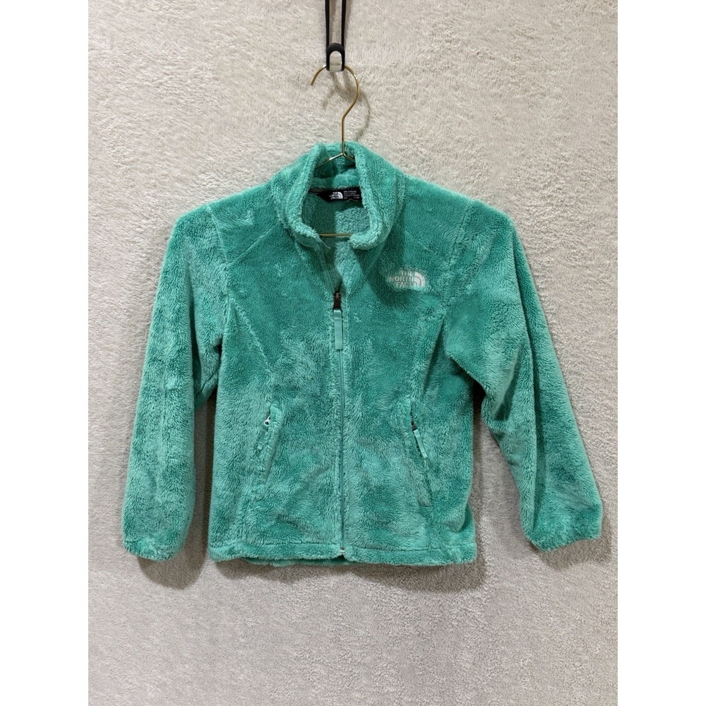 The North Face Osolita Fleece Girls Small 7/8  Mint‎ Green Jacket NF0A34TV